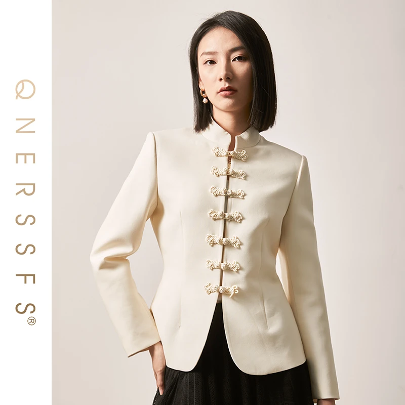 【CICI专属】卿奈儿时装周走秀「安之若素」绵羊毛桑蚕丝外套C2013