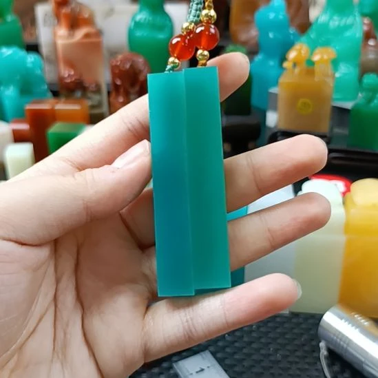 寿山石印石牙签章