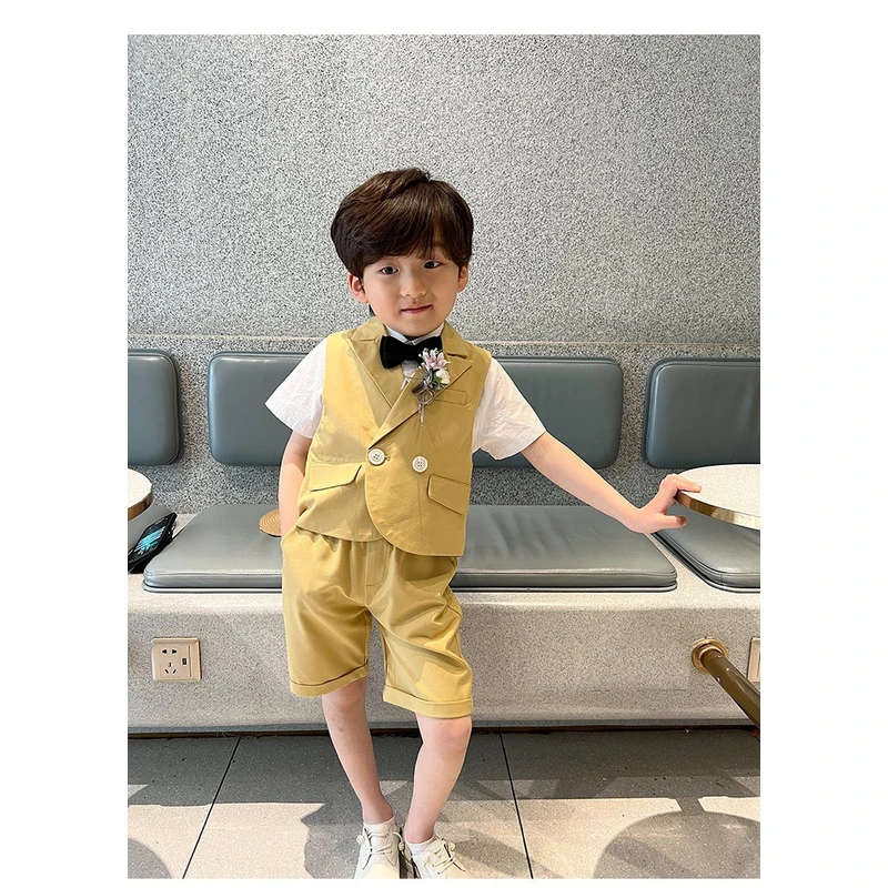 22130黄色小西装套装