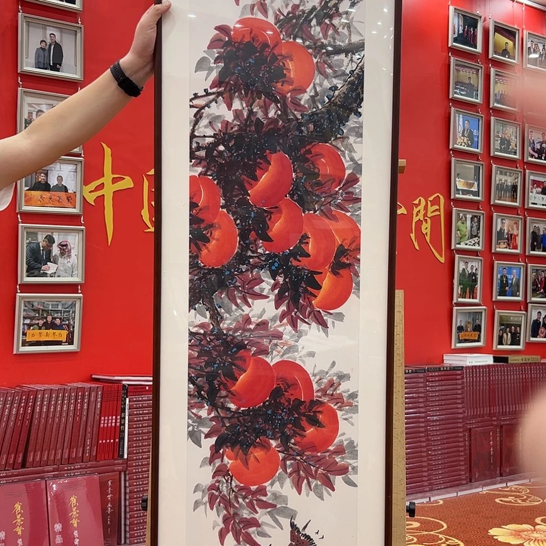 朵***姐国画崔老师展览原作