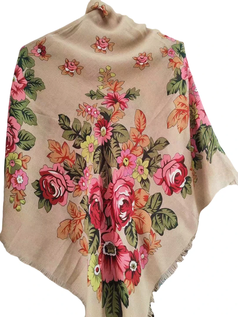 10条大批量婚宴120厘米棉麻方巾女120*120厘米女士轻薄舒适百搭