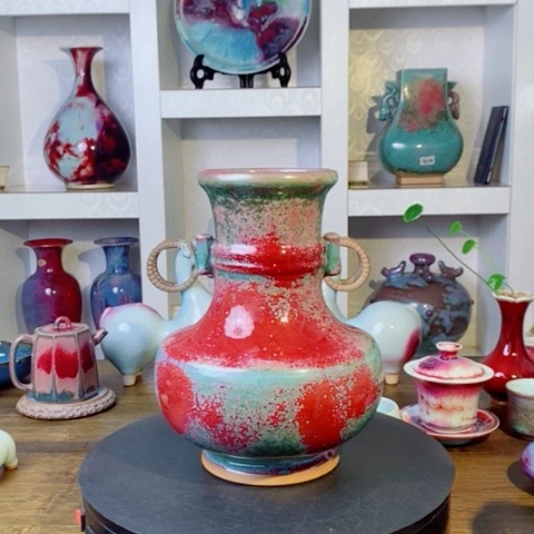 瓶禹州神后钧瓷原产地~