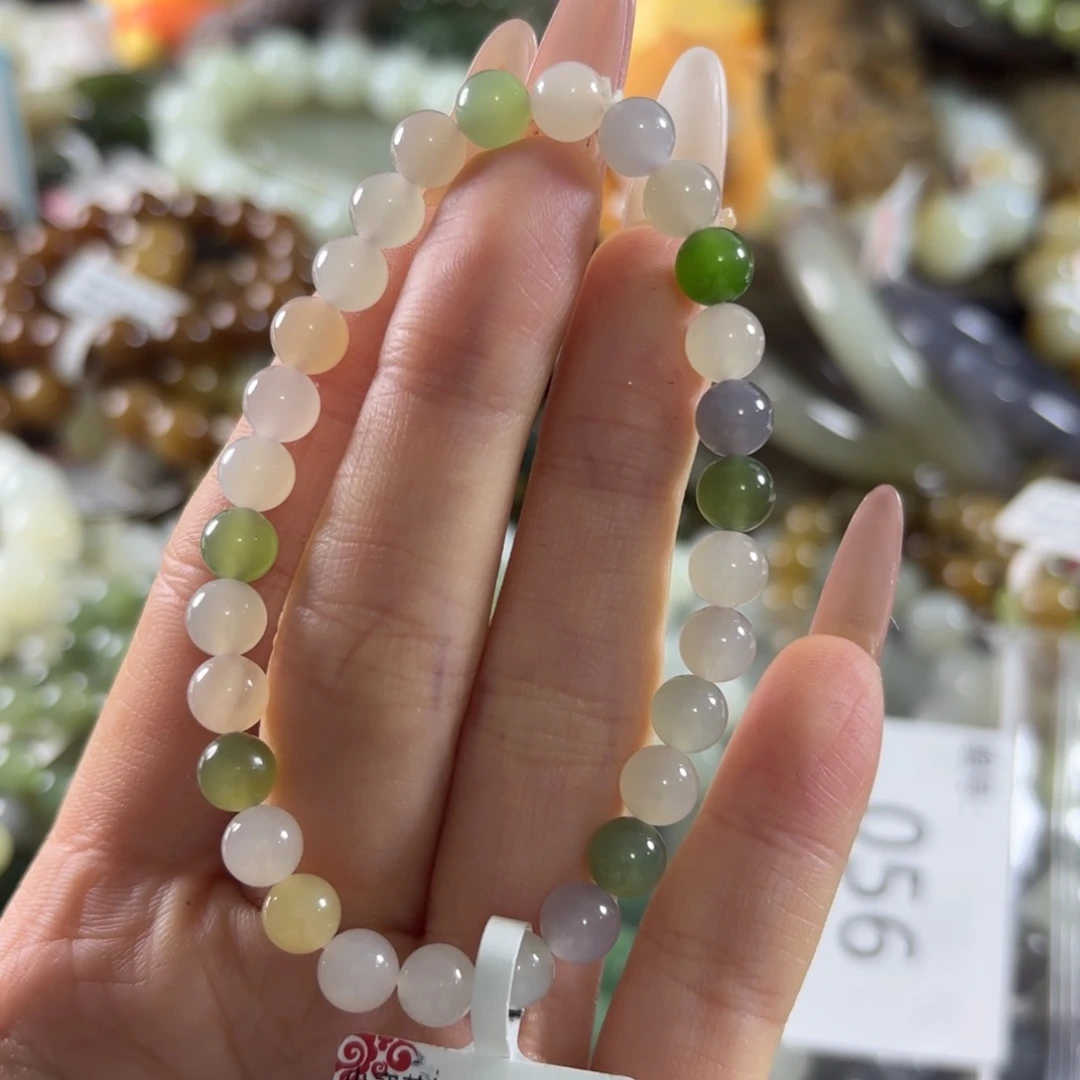 和田玉未镶嵌手链56