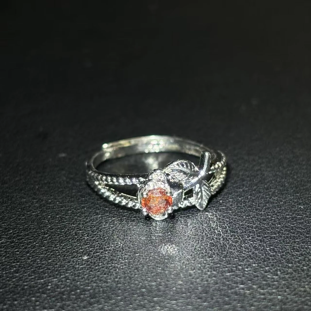 CT3941-石榴石戒指-活口