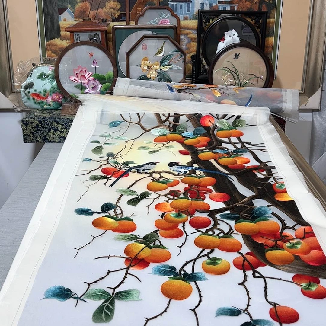 刺绣纯手工刺绣画