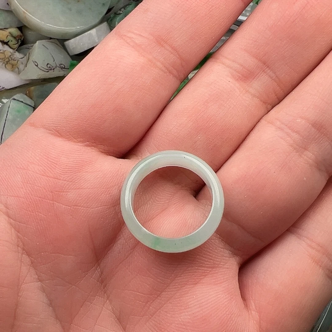 ！***！翡翠未镶嵌戒指戒指