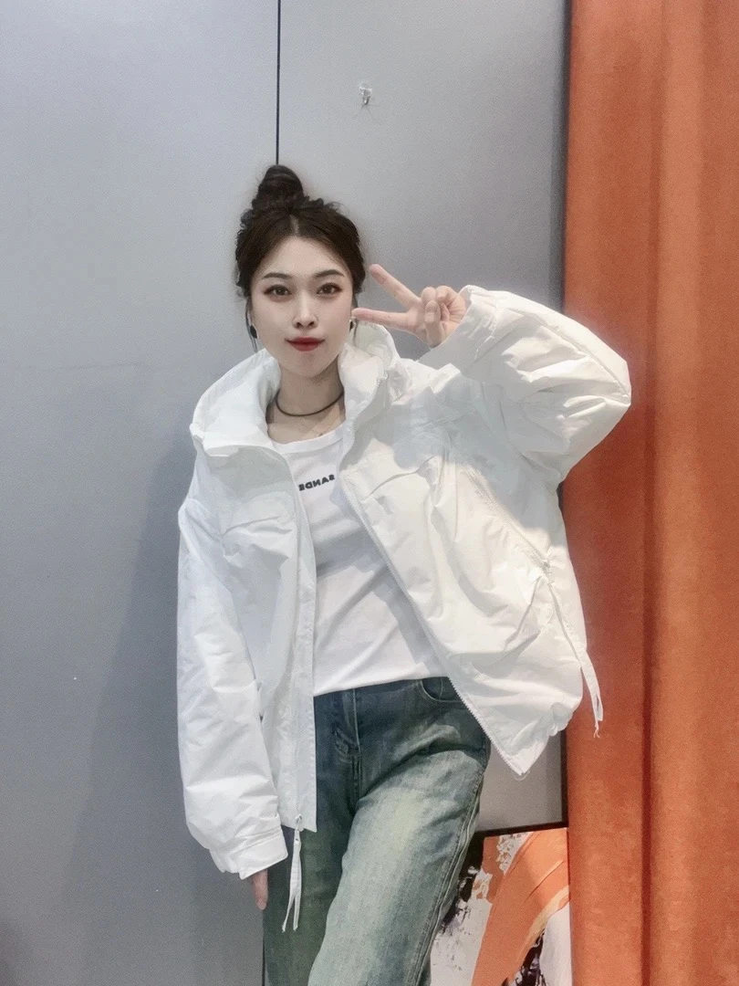 李李服饰薄棉百搭大兜设计外套
