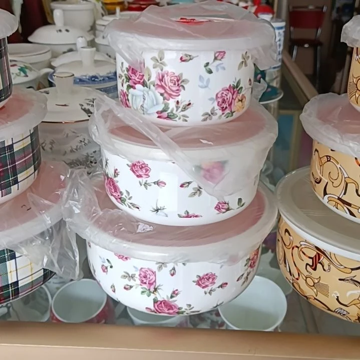 骨质瓷三件套保鲜碗