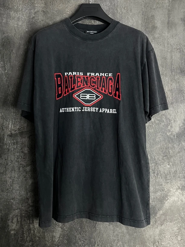 全新未使用 Balenciaga/巴黎世家 XS码*1/蝙蝠侠做旧短袖/02154