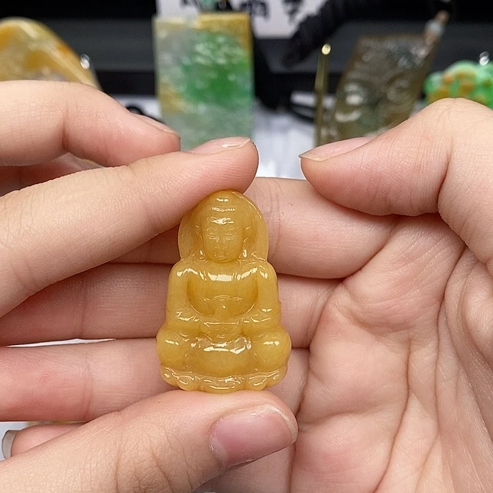 颈饰未镶嵌翡翠翡翠A货