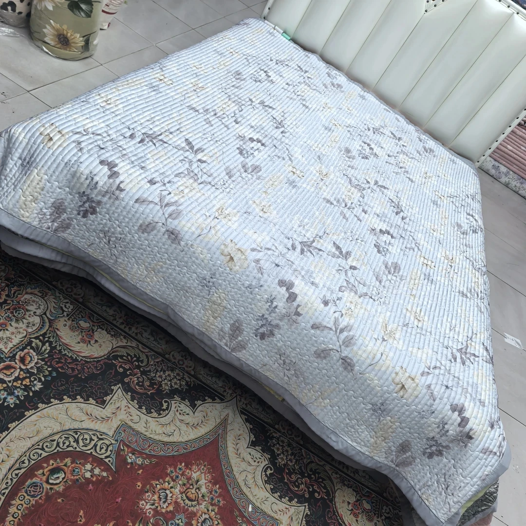 天丝凉席《蓝色栀子花》2米✕2.3米