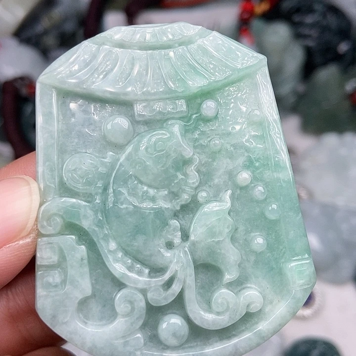 颈饰未镶嵌翡翠翡翠