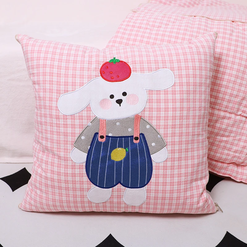 全棉四季款抱枕被抱枕学生宿舍车载靠枕两用二合一家用折叠好看