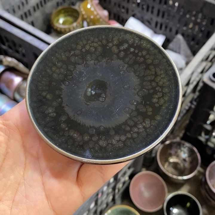 茶盏建阳建盏微瑕茶杯垫