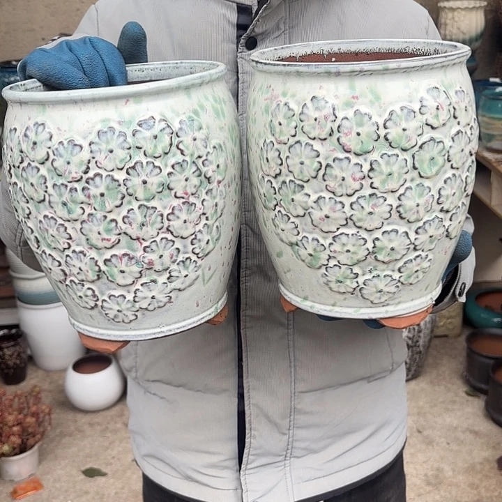 红陶精品两个口径18高度23