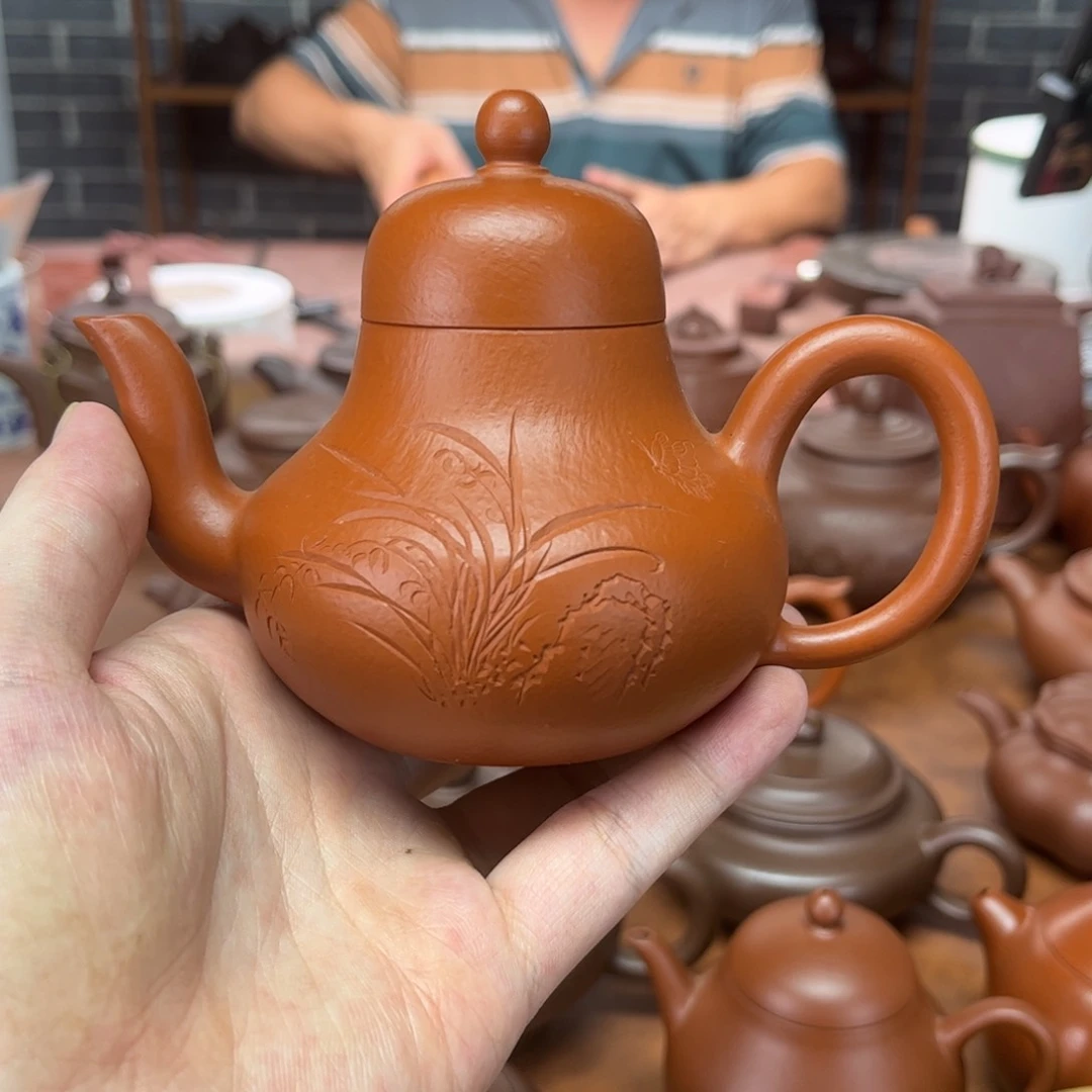 茶壶紫砂11 紫砂壶纯手工制作一手货源200c c
