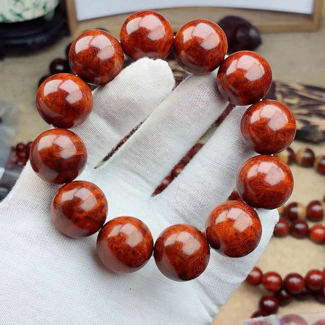 用***0手串/手链小叶紫檀20留疤水波金星无胶无腊