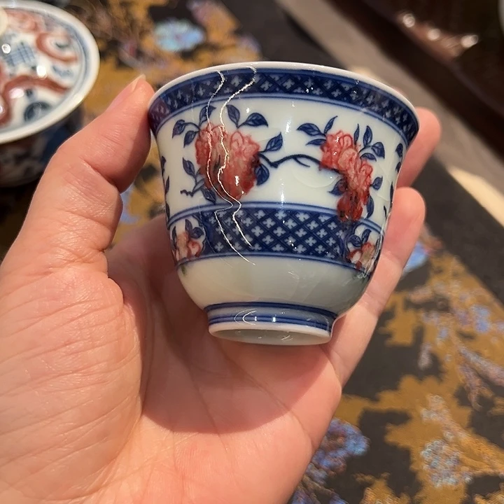 微瑕臻玉古坊原矿孔雀石釉里红