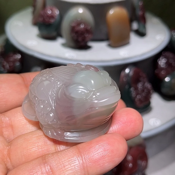 云***青玛瑙/玉髓未镶嵌颈饰