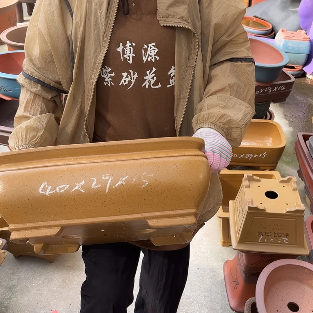 紫砂花盆盆景艺术