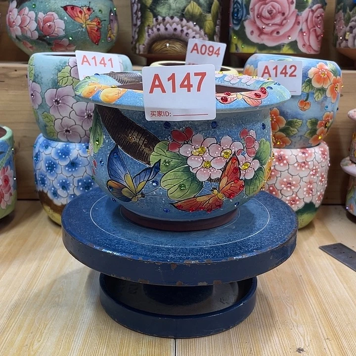 多肉花盆蝴蝶花盆