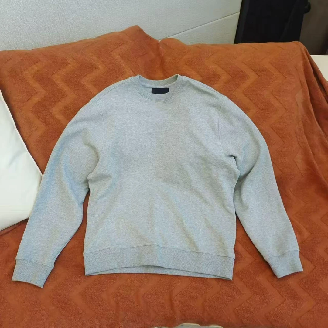 【正经小郑】普普通通的男士灰色卫衣