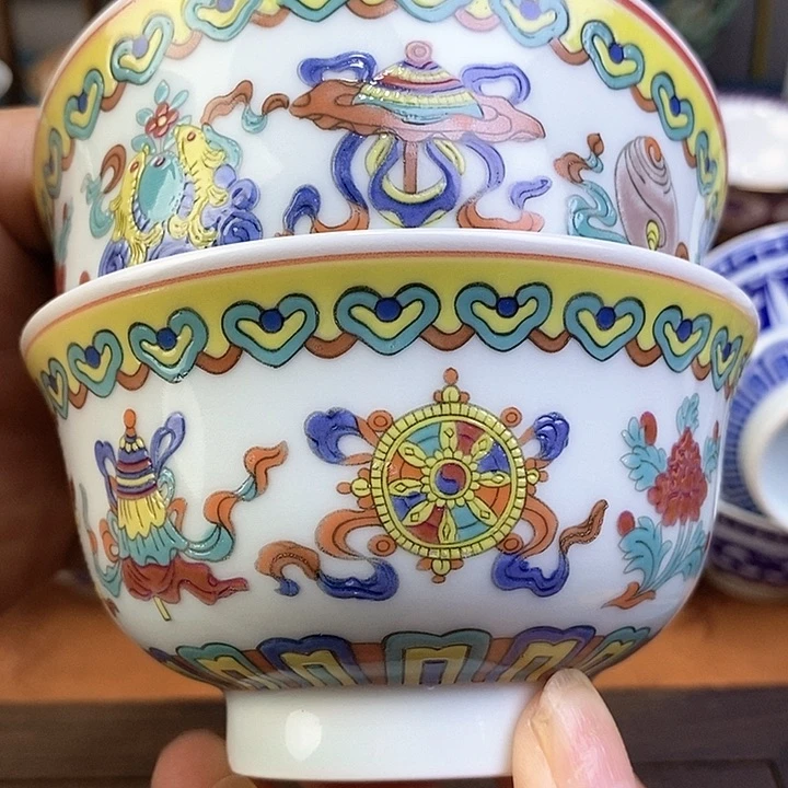 景德镇陶瓷藏式茶碗