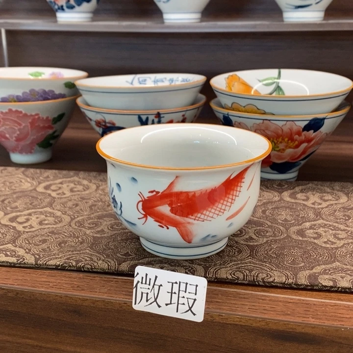 釉下老陶泥手工绘制