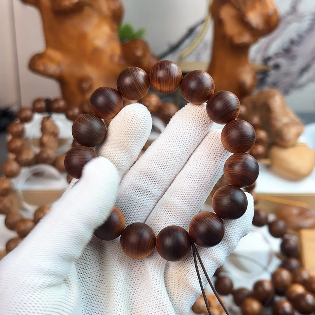 柏木（崖柏）手串/手链小*喽太行崖柏1.5黑油黑金刚