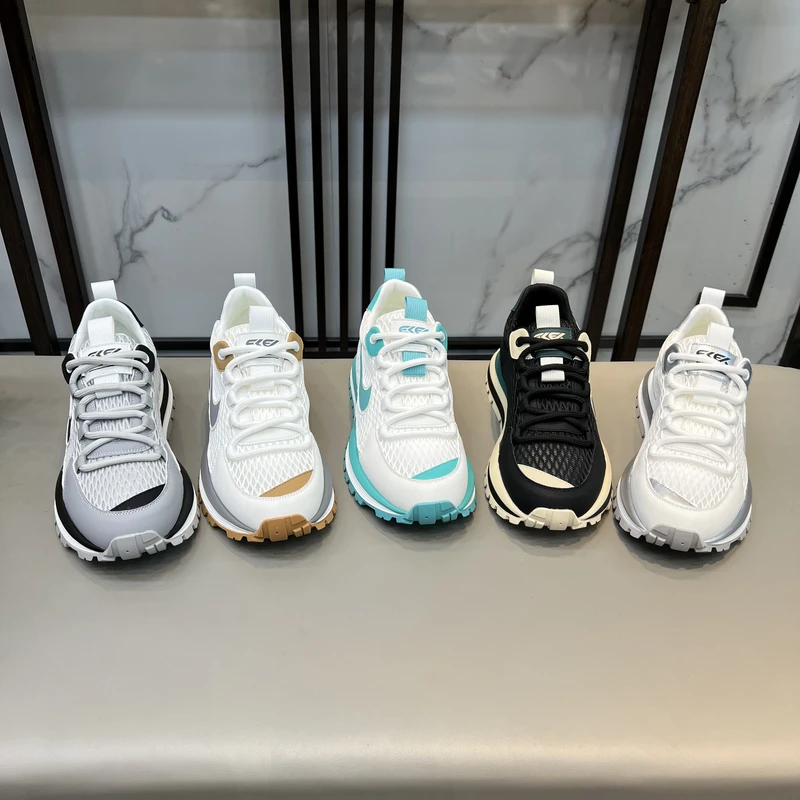 夏季新款大眼透气舒适网面鞋低帮时尚百搭运动鞋休闲男鞋阿甘鞋