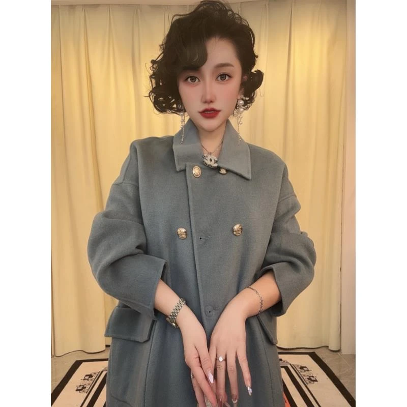 【亏品】一生一件羊毛大衣气质轻奢ED24090057