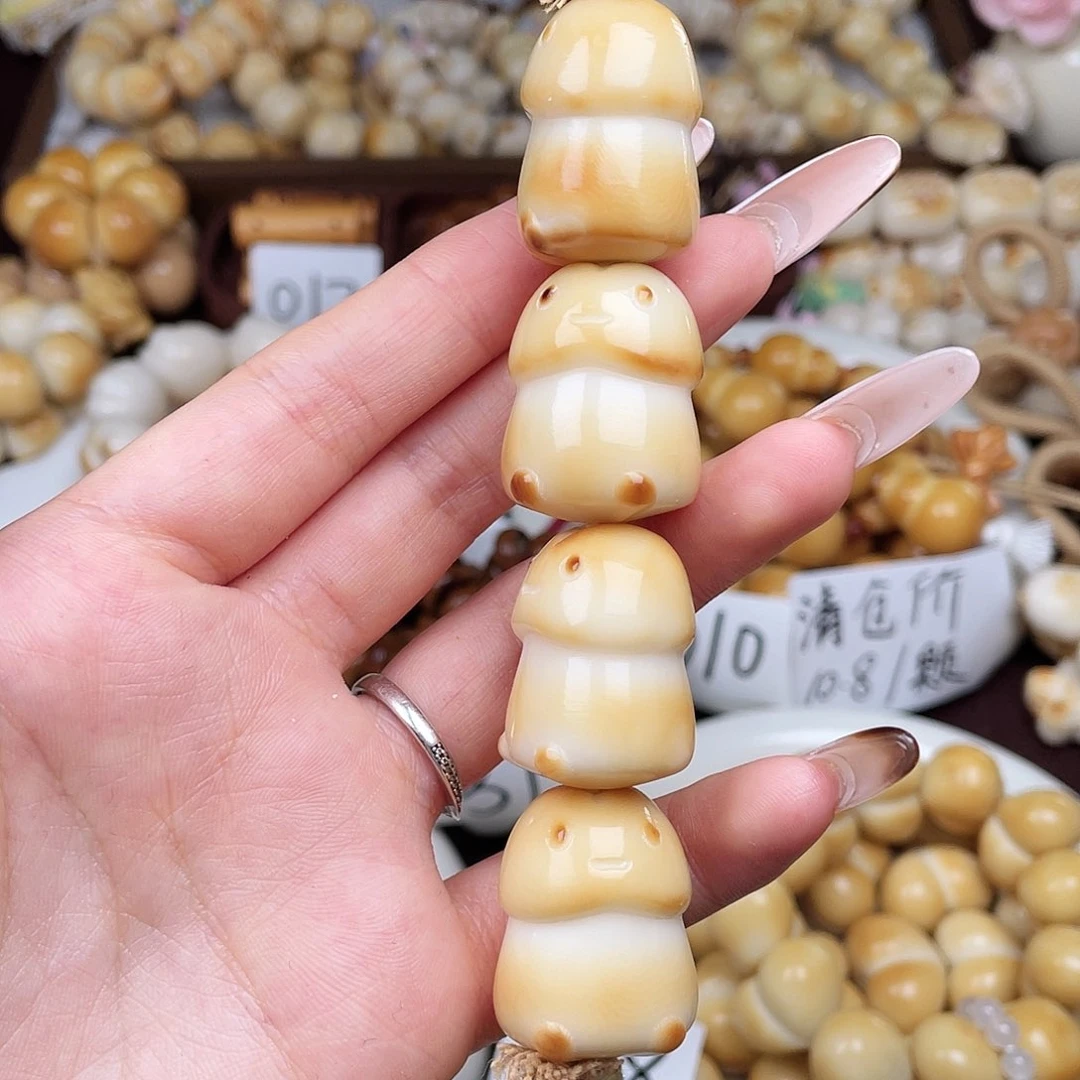 吊坠白玉菩提成品c