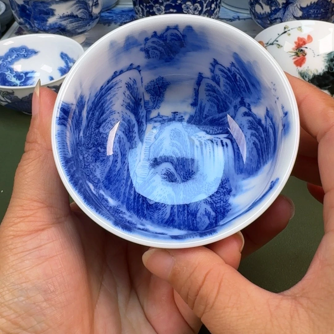 景德镇纯手绘茶具圆圆279