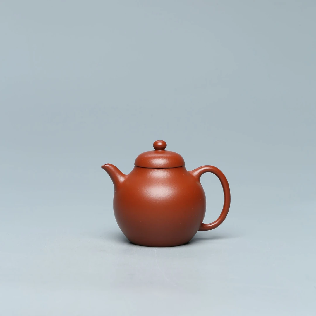 JTT17【范家壶庄】潘颖 圣圆 朱泥 120cc紫砂壶 青墨