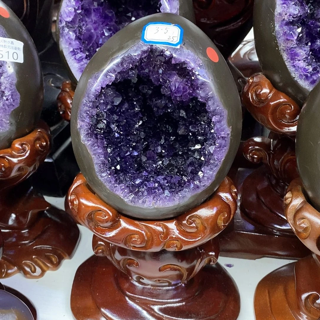 紫晶未镶嵌大型摆件（非配饰）莹