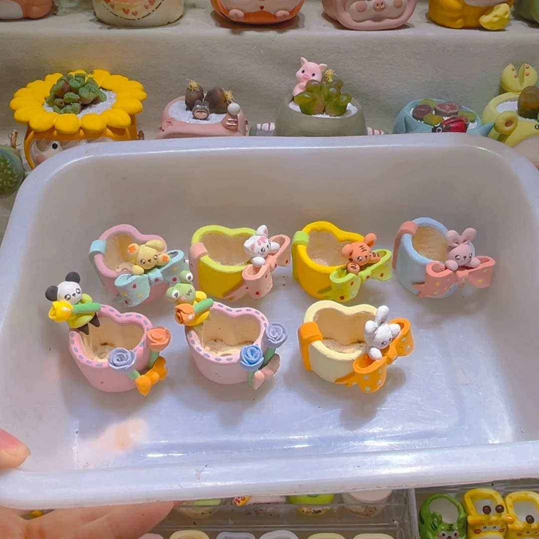041纯手工制作重工盆盆48一个