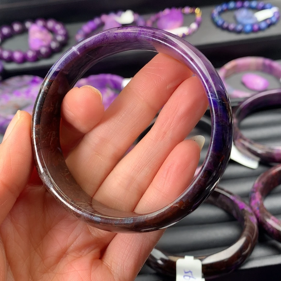 清***月苏纪石（舒俱来）未镶嵌手镯58