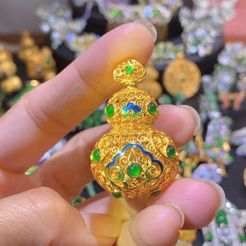 【闪购商品】银S925镶嵌挂件翡翠