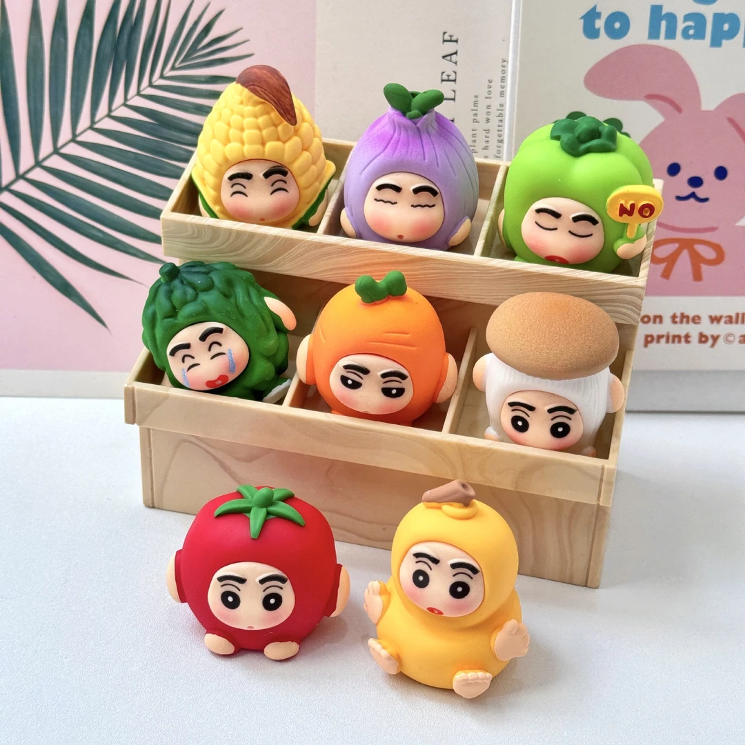 【双许愿+九宫格】果蔬宝贝小新diy饰品树脂小摆件