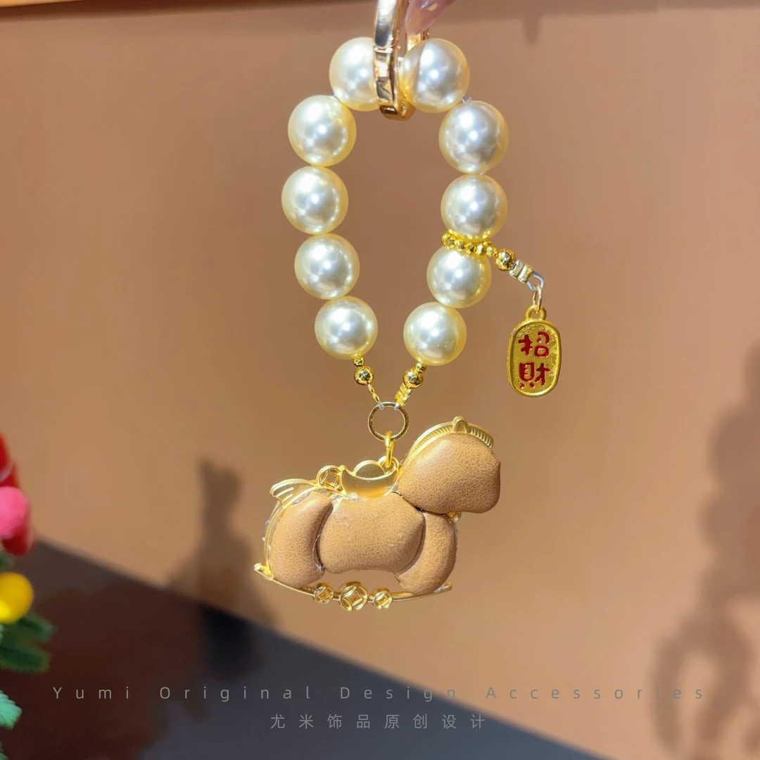 卡庭【设计师手作】高端女款手机挂件绳链简约系列-通勤搭配L3577