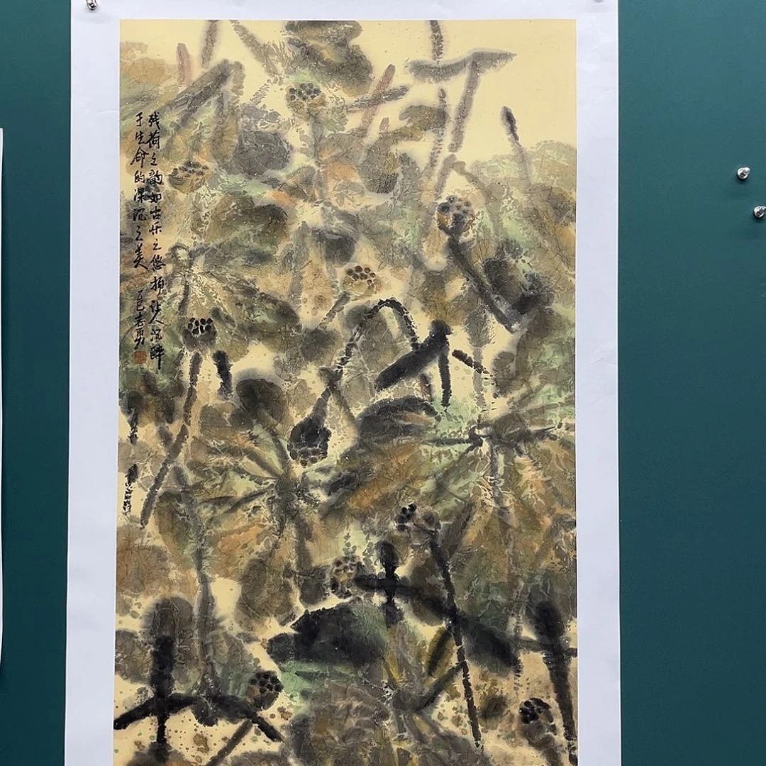 国画艺术家真人手绘