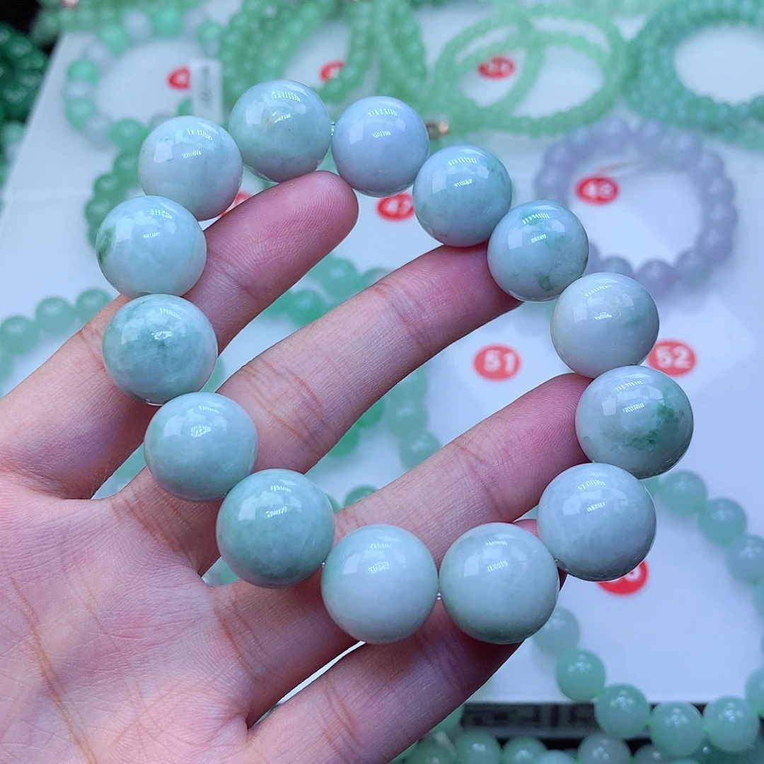 翡翠未镶嵌毛衣链