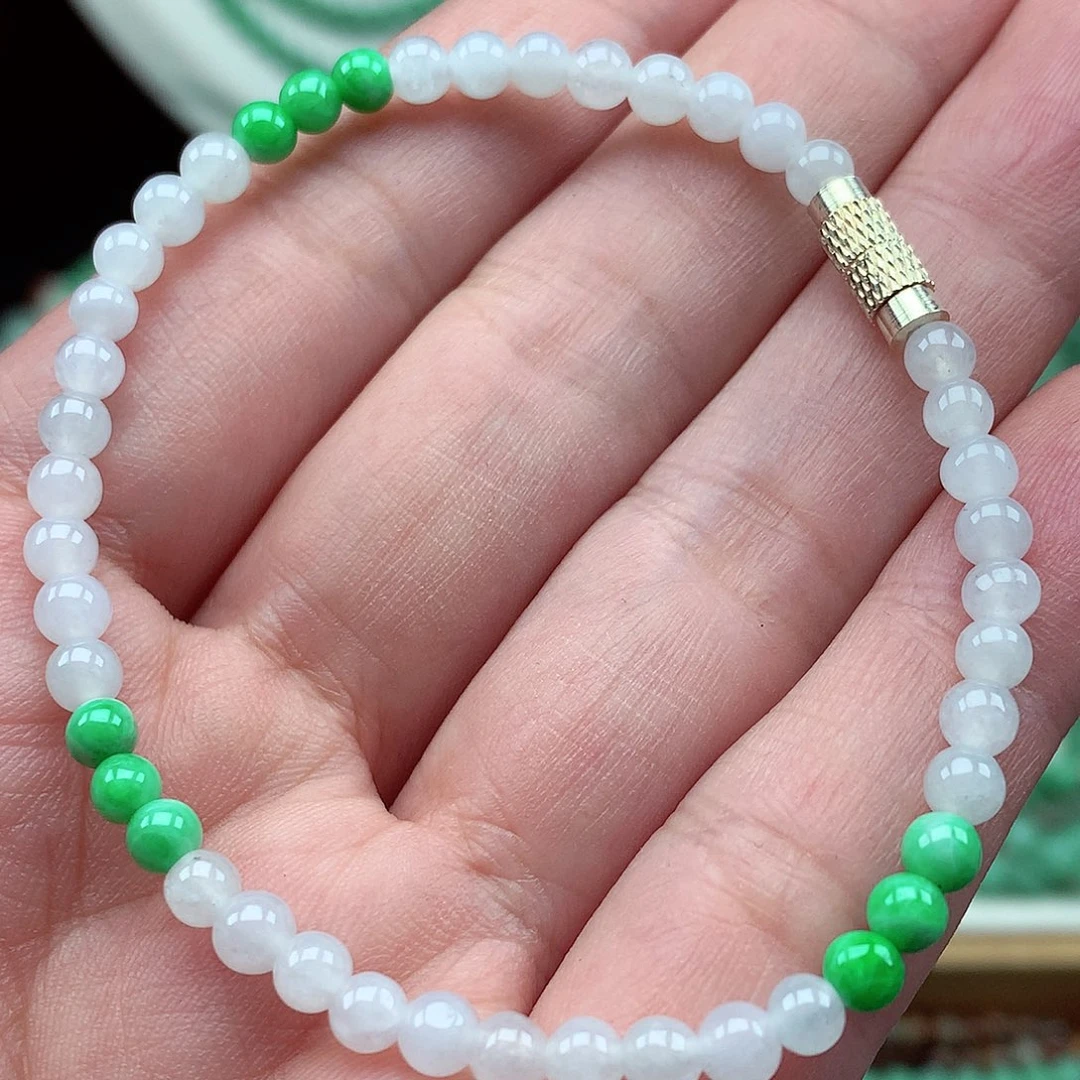 翡翠未镶嵌项链翡翠