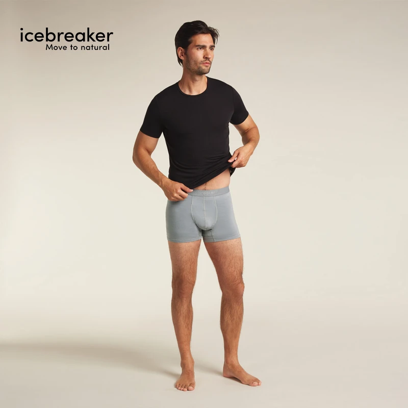 icebreaker夏季新品美利奴羊毛男125 ZoneKnit平角内裤户外跑步