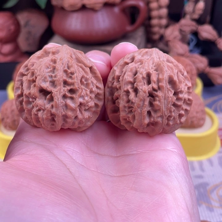 吊坠文玩核桃苹果园41