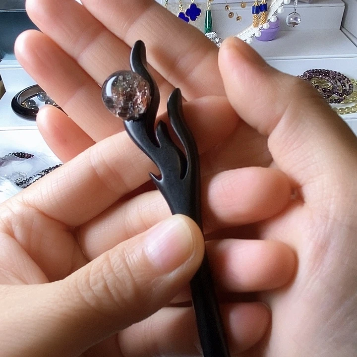 合金发饰水晶不*人发簪