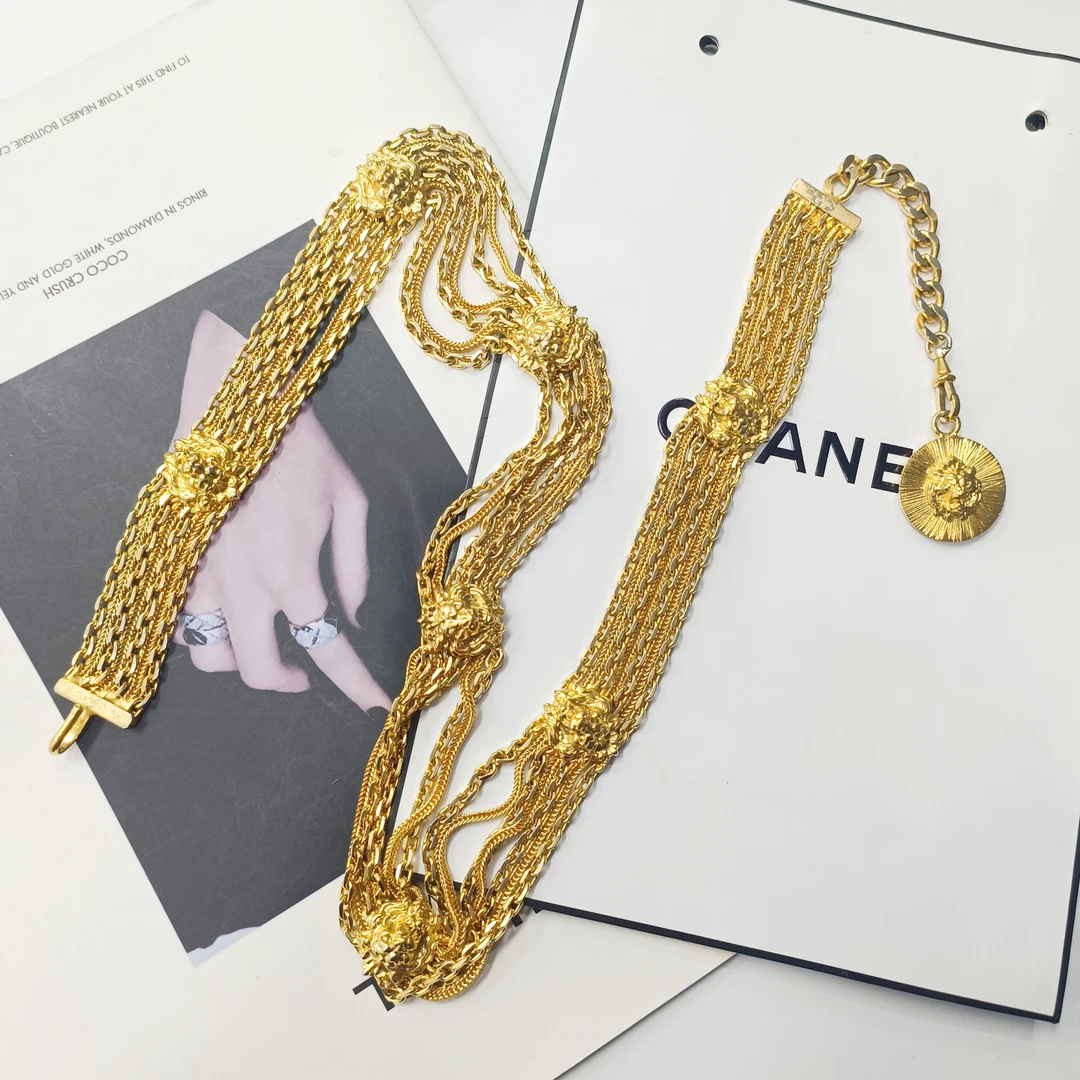 95新 Chanel/香奈儿 Chanel vintage香奈儿中古狮子腰链