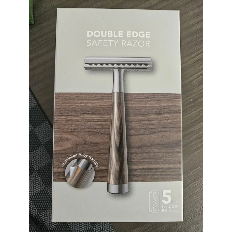 146手动木纹男士剃须刀手动剃须刀老式片理发