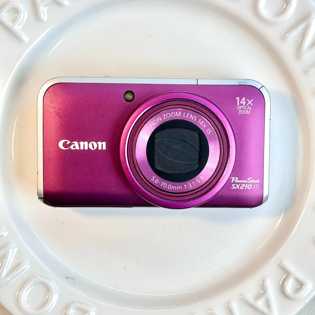9新 Canon/佳能 SX210hs 梅子色 1410w像素14倍小长焦 演唱会ccd