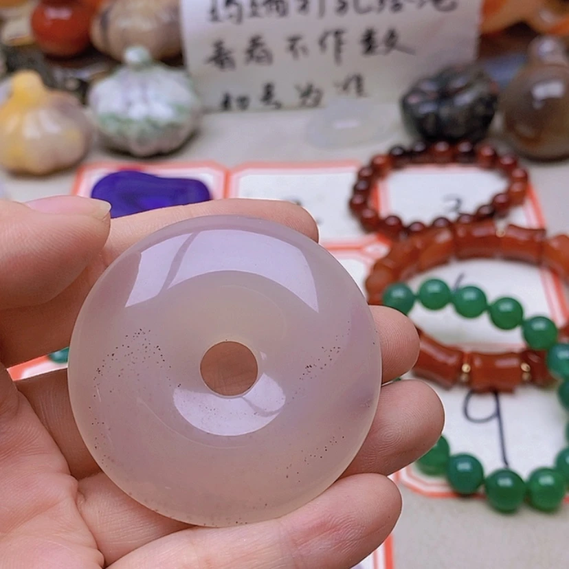 【闪购商品】未镶嵌玛瑙/玉髓珠宝半成品怡****）